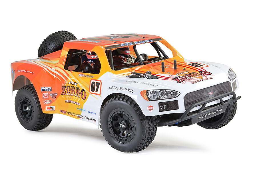 Ftx Zorro 1/10 Trophy Truck Ep Brushless 4Wd Rtr-Orange/White