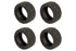 Team Associated Nano Sport Radial Tyres Black (4)