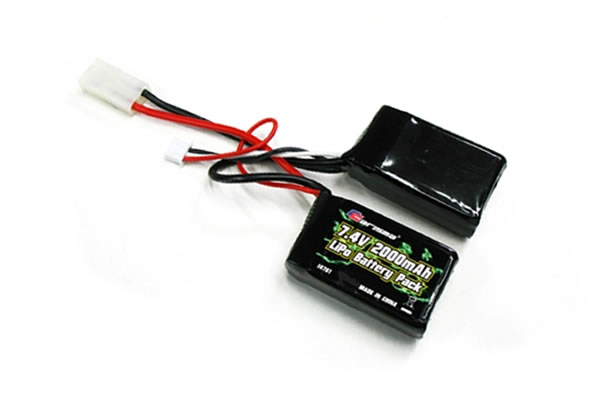 Carisma Gt14B/Gt16Mb 7.4V 2000Mah Lipo Saddle Battery