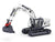 Huina K961 Kabolite Hydraulic Full Metal Excavator 1:16