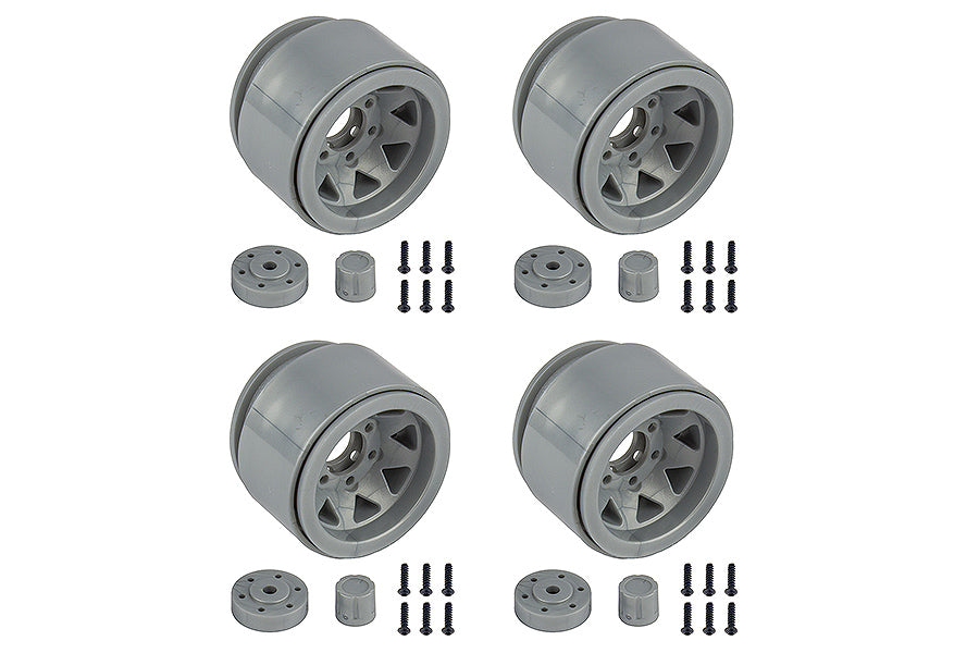 Element Rc Enduro Trigon Wheels 1.55In Silver