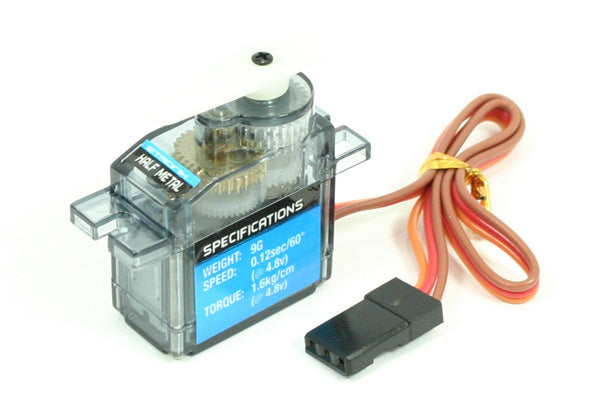 Etronix 9G 1.6Kg/0.12S Micro Servo W/Half Metal Gears