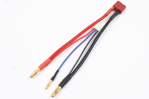 Etronix Balancer Adaptor For Lipo 2S With Deans/4Mm/2Mm Connector