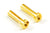 Etronix Low Profile 4.0Mm Male Gold Connector (2) For Right Angle