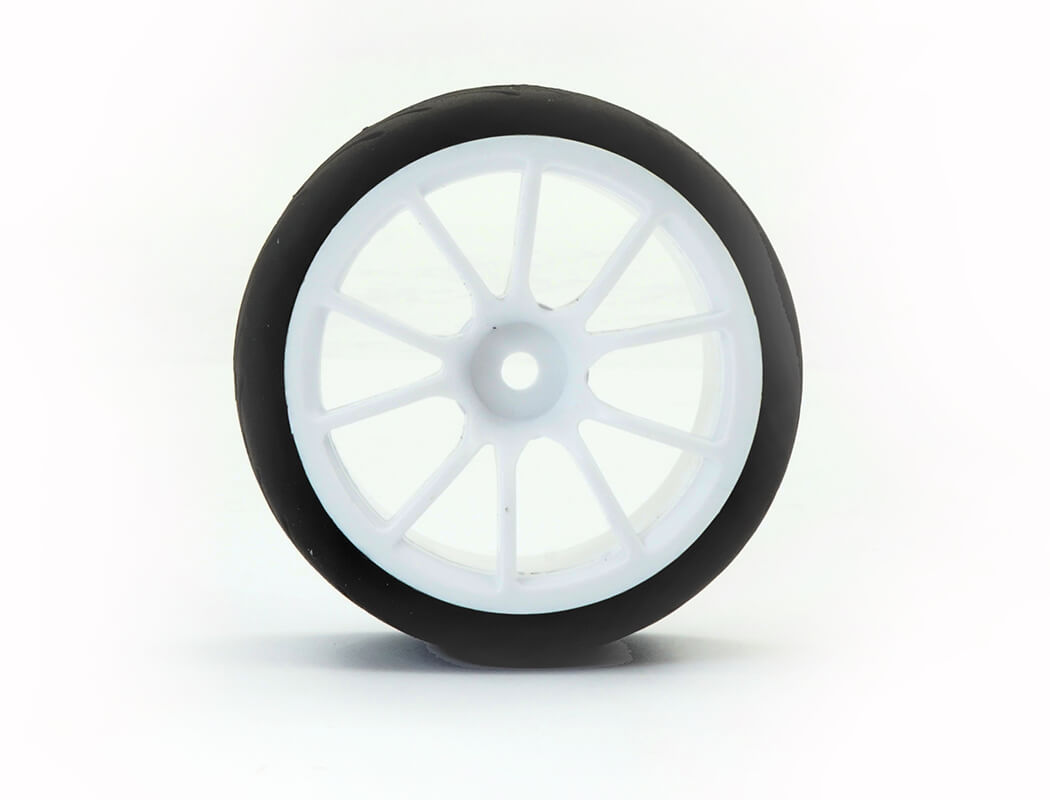 Fastrax 1/10 Street/Tread Tyre 10Sp White Wheel