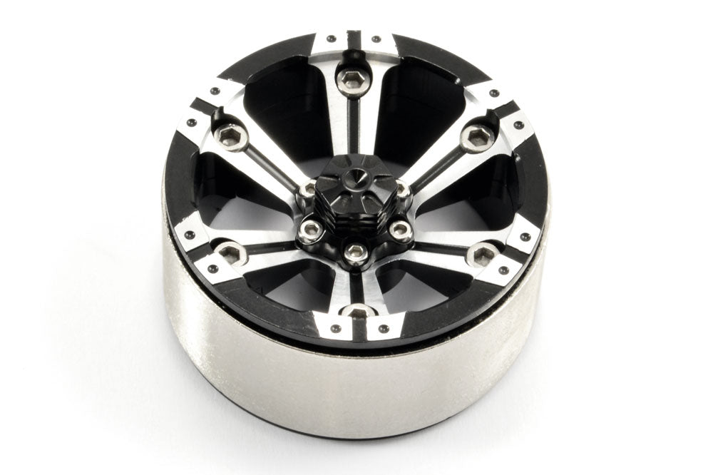 Fastrax 1.9" Heavy Duty Split 6-Spoke Alloy Beadlock Wheels (X2)