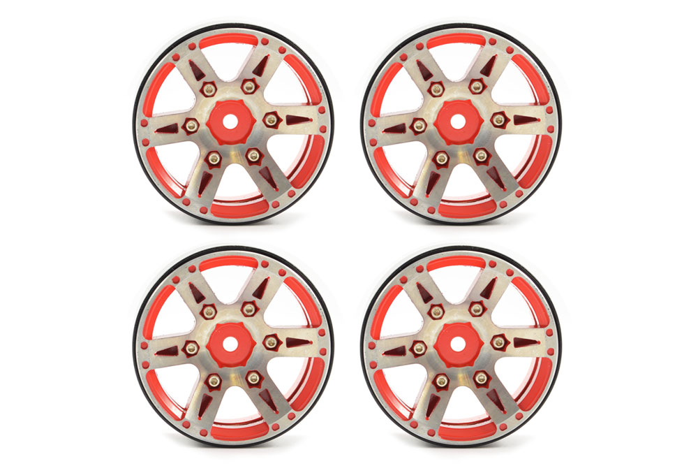 Fastrax 1.9" Heavyweight Split 6-Spoke Alloy Beadlock Wheels