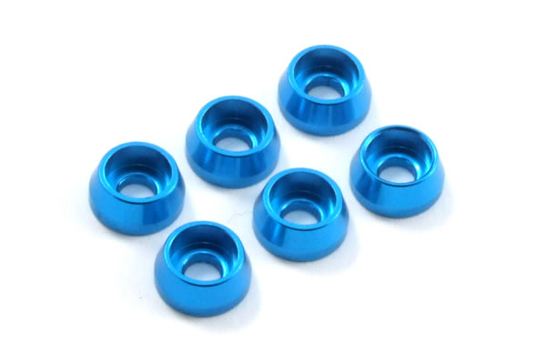 Fastrax M3 Cap Washer Blue (6)