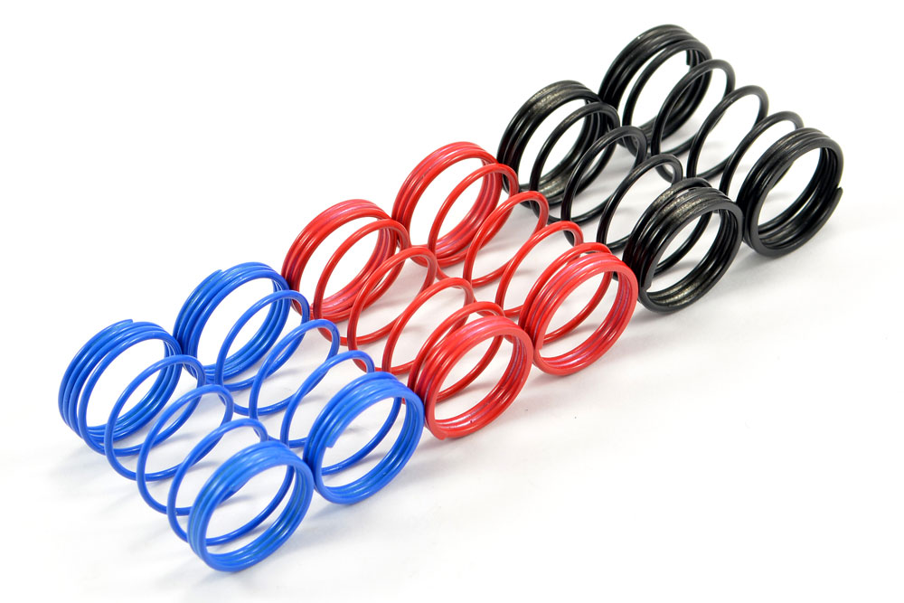 Fastrax 1/10Th 55Mm Spring Set Soft/Blue,Med/Red,Hard/Black