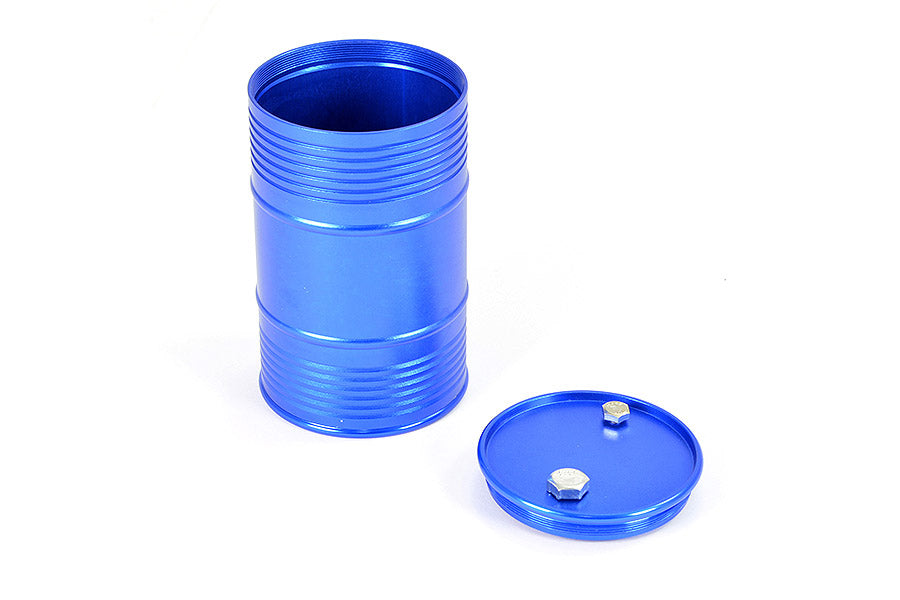 Fastrax Aluminium Anodised Oil Drum W/Removable Lid - Blue