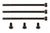 Reedy S-Plus Motor Screw Set W/Insulator