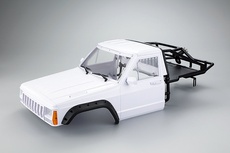 Fastrax 1/10 Rockee Pick-Up &amp; Rear Cage Hardbody 313-324Mm - White