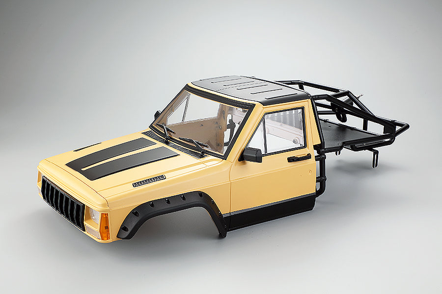 Fastrax 1/10 Rockee Pick-Up &amp; Rear Cage Hardbody 313-324Mm - Yellow