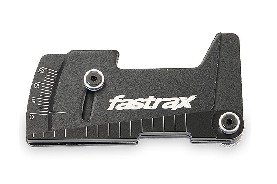 Fastrax Aluminium Ride Height And Camber Gauge - Black