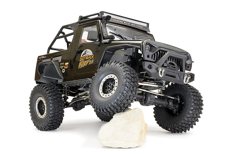 Ftx Outback Fury 2.0 4X4 Rtr Trail Crawler - Black