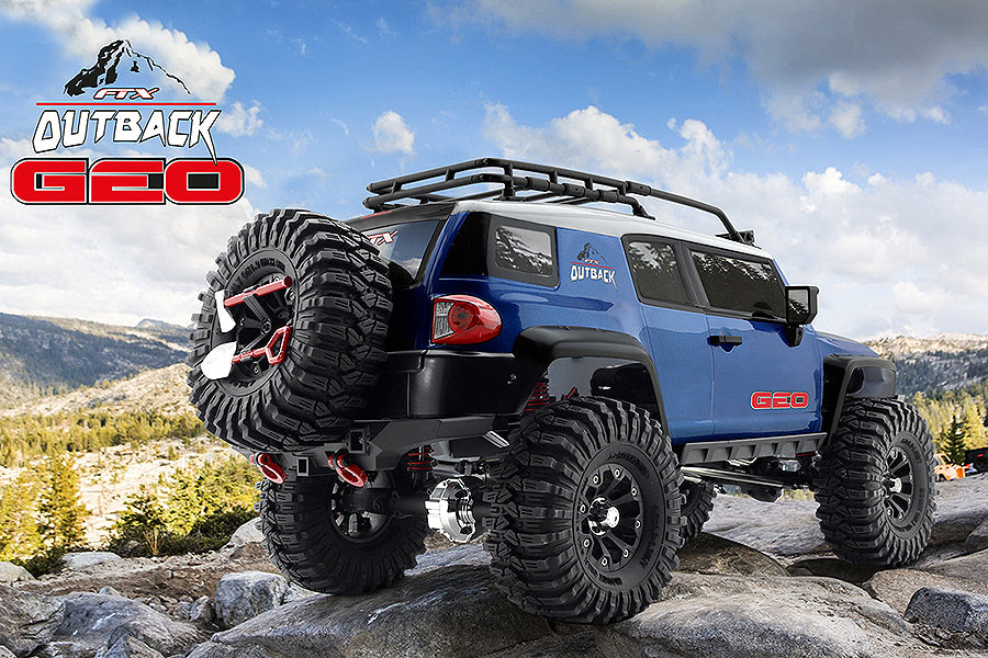 Ftx Outback Geo 4X4 Rtr 1:10 Trail Crawler - Blue