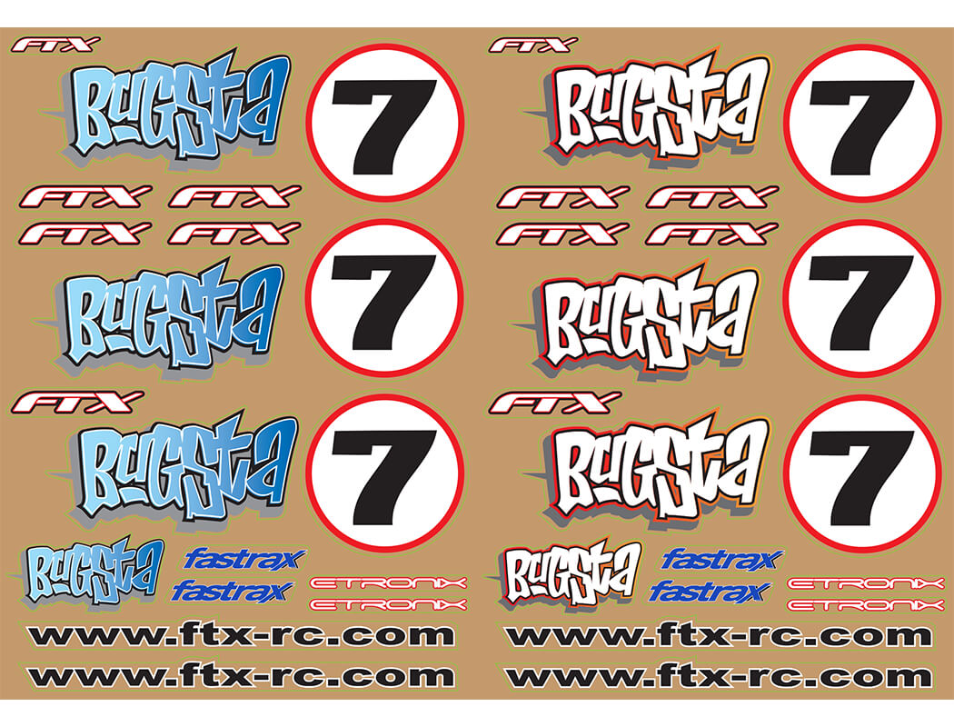 Ftx Bugsta Decal Sheet