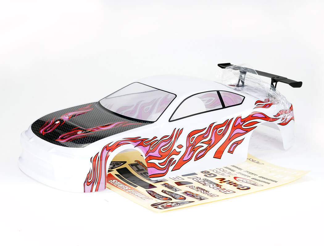 Ftx Banzai Pre-Painted Body Shell W/Decals &amp; Wing - White