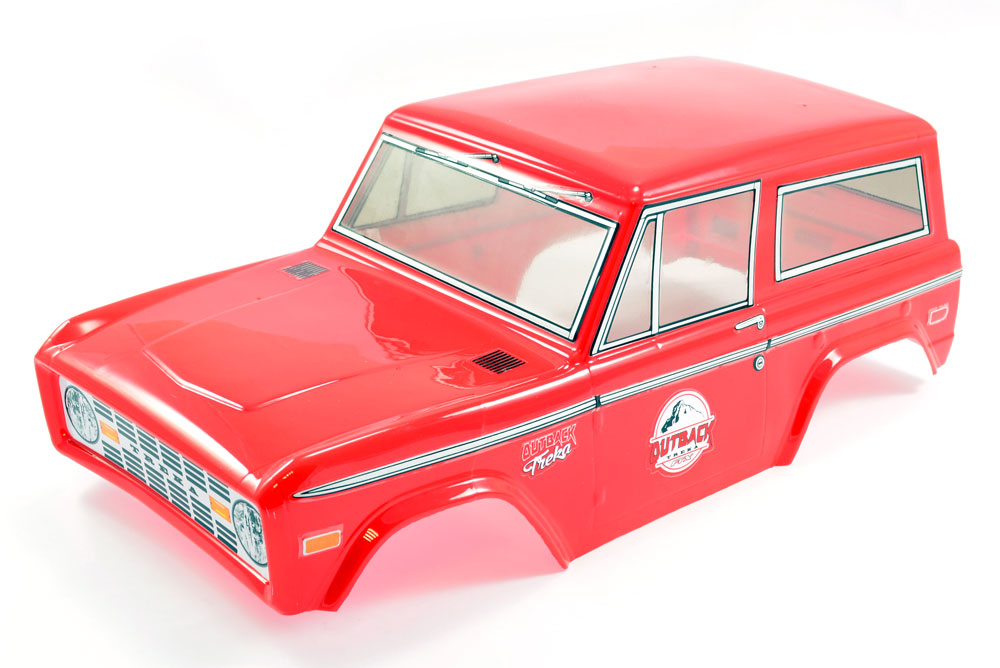 Ftx Outback Painted Treka Bodyshell - Red