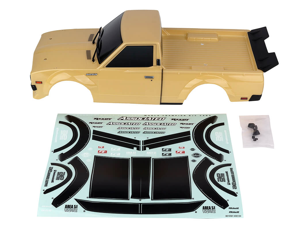 Team Associated Apex 2 Sport Datsun 620 Bodyset Painted Tan