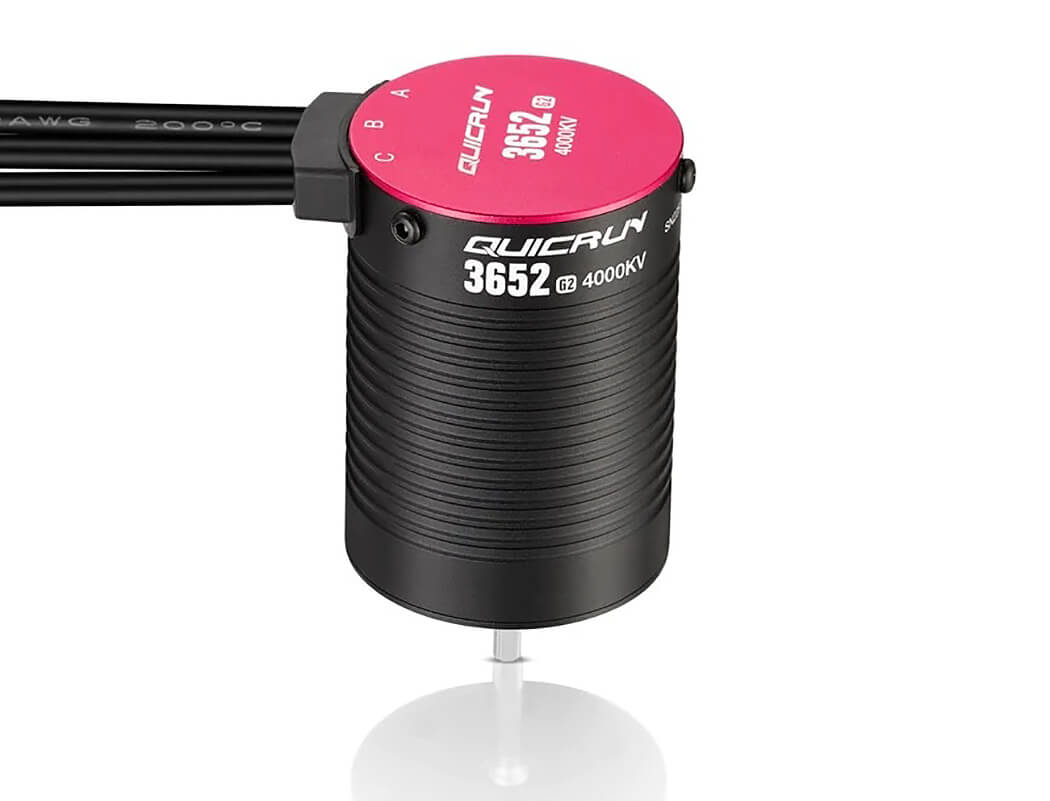 Hobbywing Quicrun 3652Sl 4000Kv G2 Motor Black