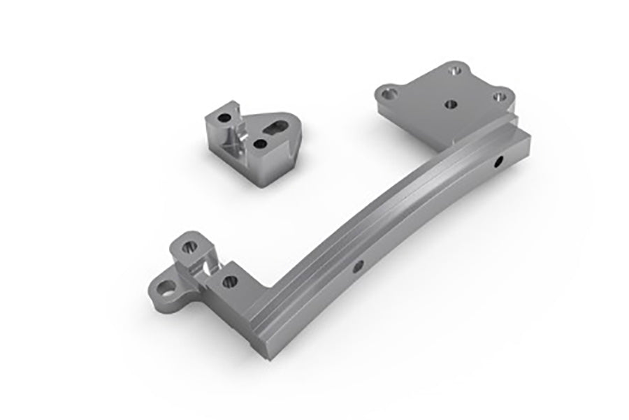 Junfac Gs02 Aluminum Servo Mount Set (Silver)