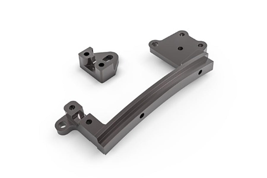 Junfac Gs02 Aluminum Servo Mount Set (Titanium Grey)