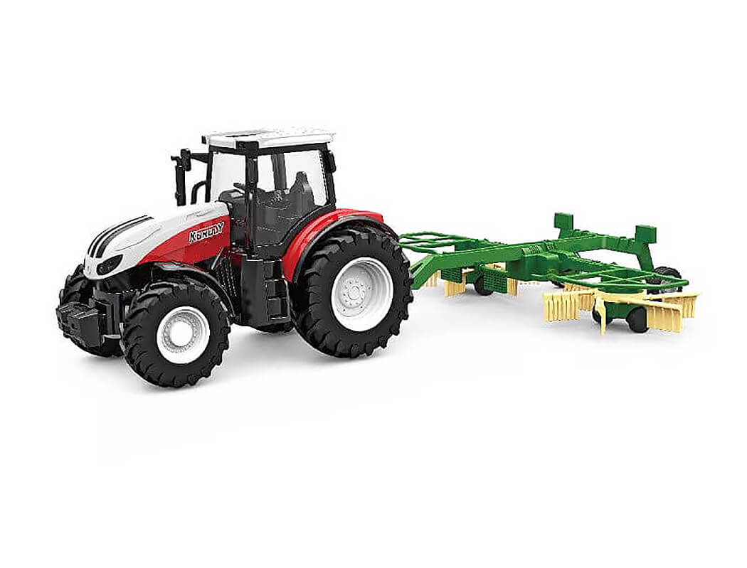 Korody Rc 1:24 Tractor With Rotary Rake