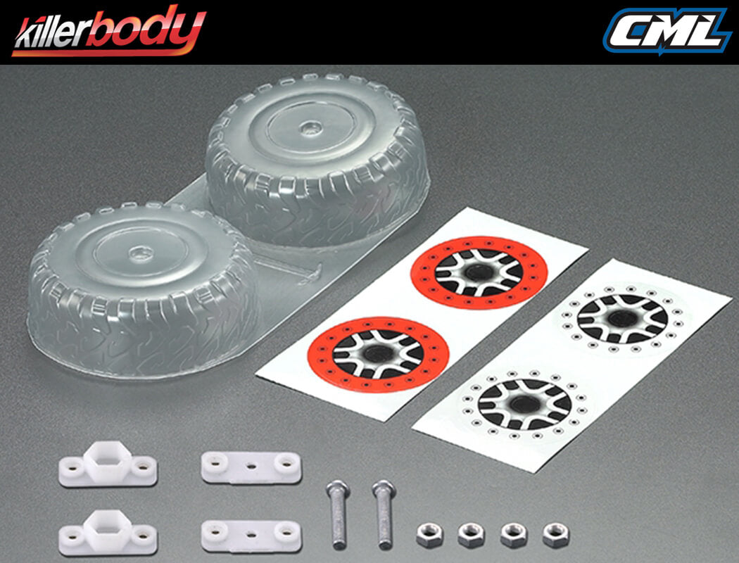 Killerbody Spare Tire For 1/10 Sct