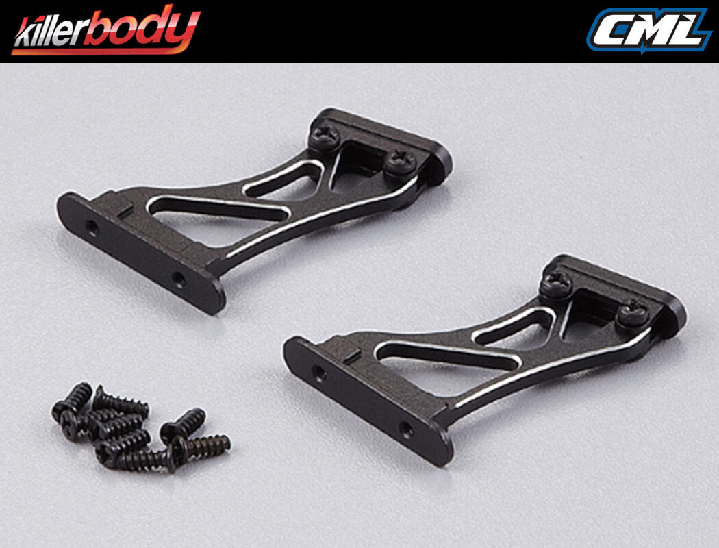 Killerbody Rear Wing Mount 1/10 High (Cnc Aluminium)