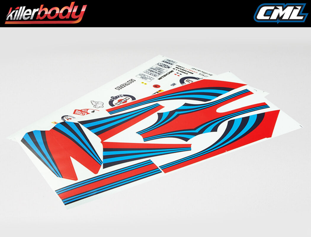 Killerbody Decal Sheet (Lancia Delta Hf Integrale)