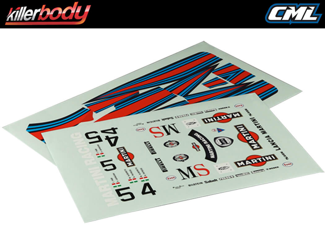 Killerbody Decal Sheet (Lancia Lc2)