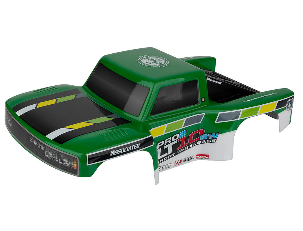 Team Associated Pro2 Lt10Sw Truck Body Green