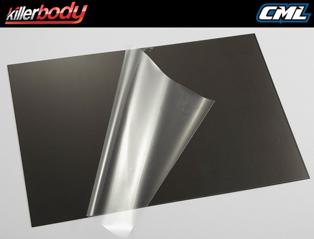 Killerbody Carbon Finish Lexan Sheet 203 X 305 X 1.2Mm