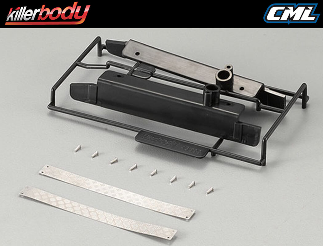 Killerbody Detail Scale Pedal Antiskid Plate &amp; Abs Kb48601