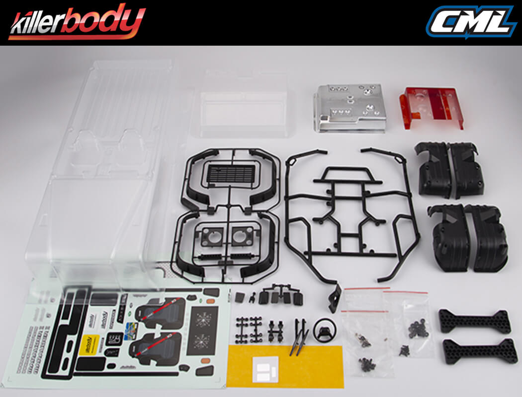 Killerbody Marauder Ii Clear Body For Axial Scx10 &amp; Scx1