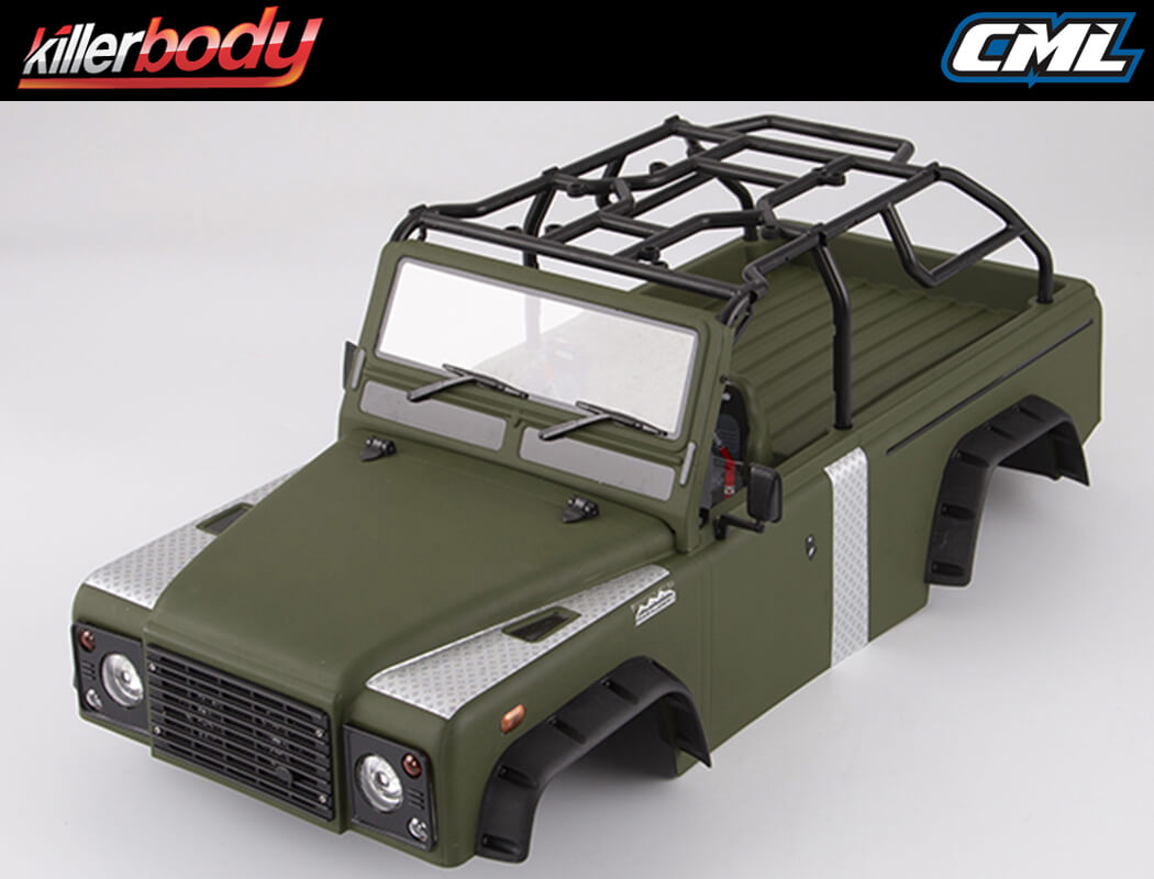 Killerbody Marauder Ii Finished Body Matte Military Green (Painted) Light Buckets