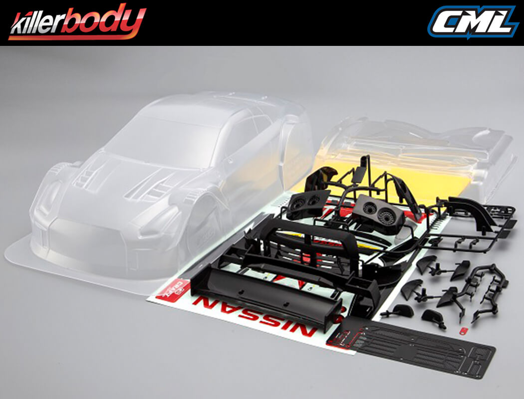 Killerbody Nissan Motul Autech Gt-R 2016 Clear Body Set