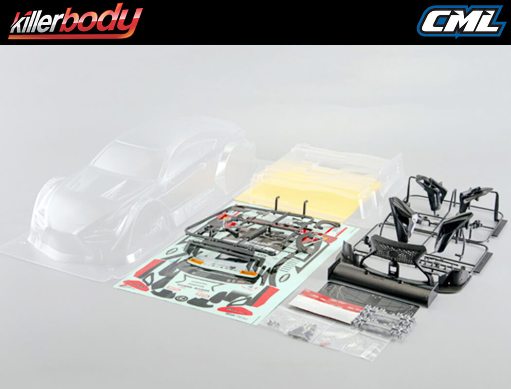 Killerbody Denso Kobelco Sard Rc F Clear Bodyshell 1/10Th