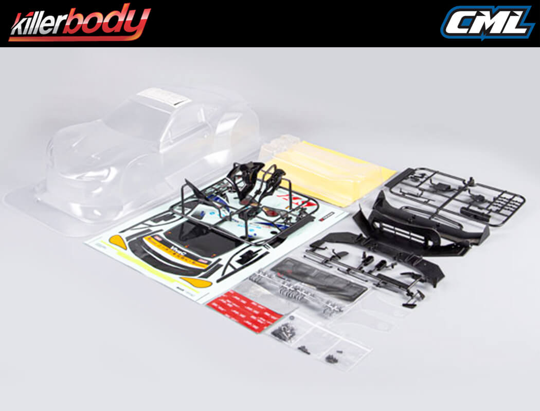 Killerbody Vivac 86 Mc Clear Bodyshell 1/10Th