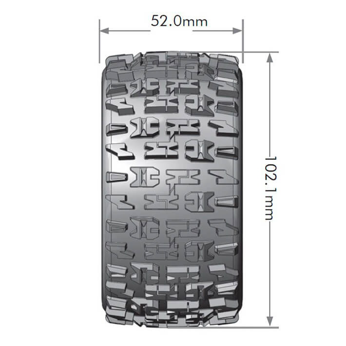 Louise Rc St-Pioneer 1/10 Soft Hex 14Mm Black Arrma Granite