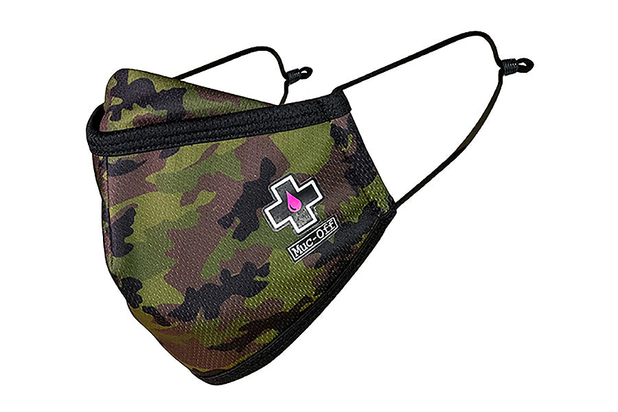 Muc-Off Reuseable Face Mask Woodland Camo - Small