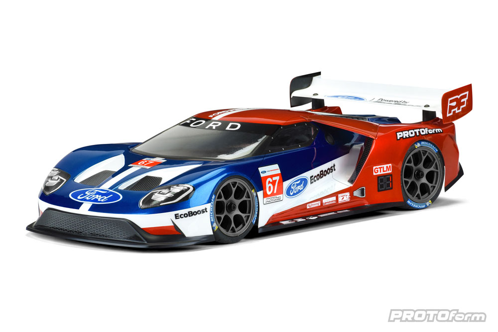 Protoform Ford Gt Lightweight Clear Bodyshell 190Mm