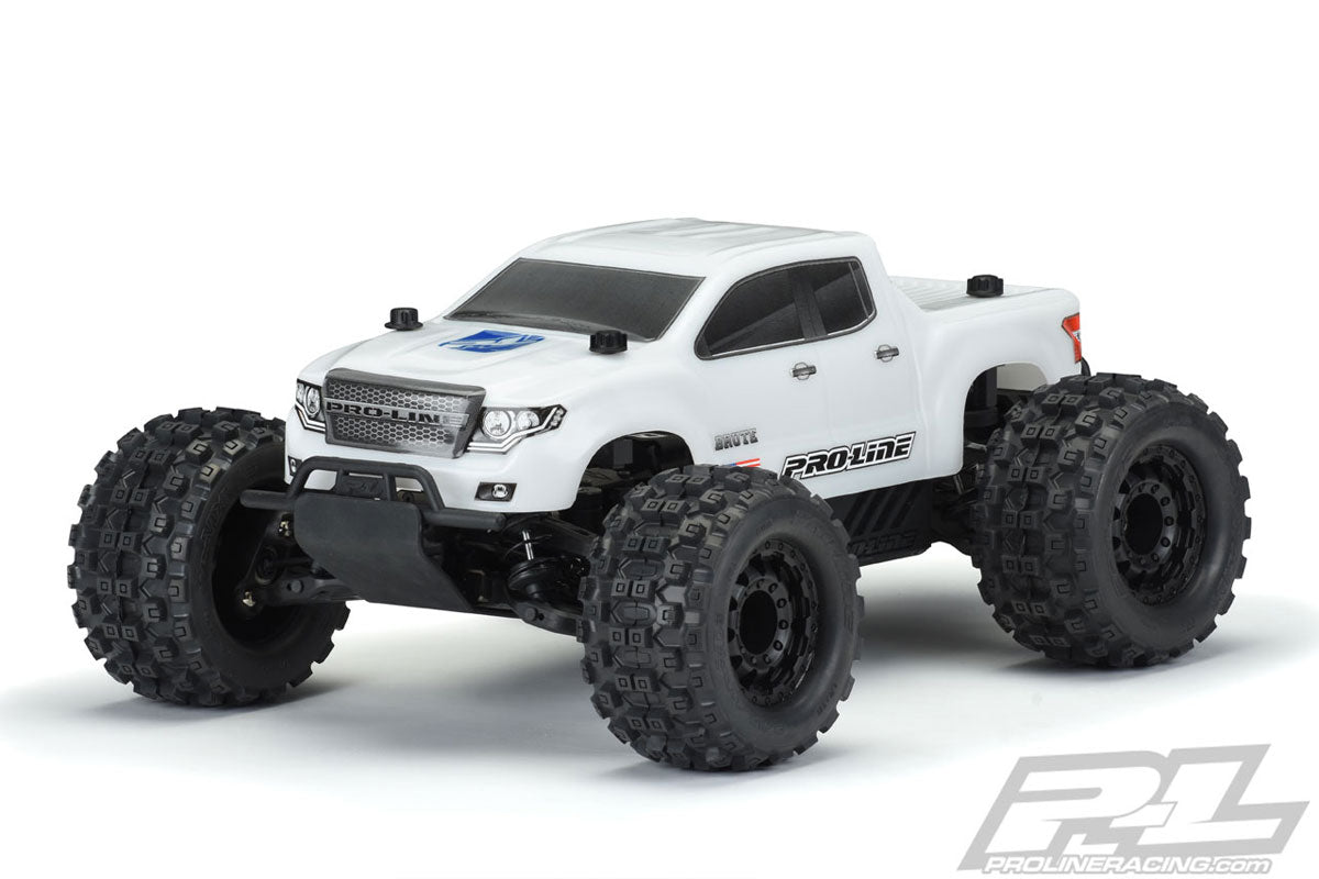 Pro-Line Precut Brute Bash Armour White Body Pro-Mt/Stamp