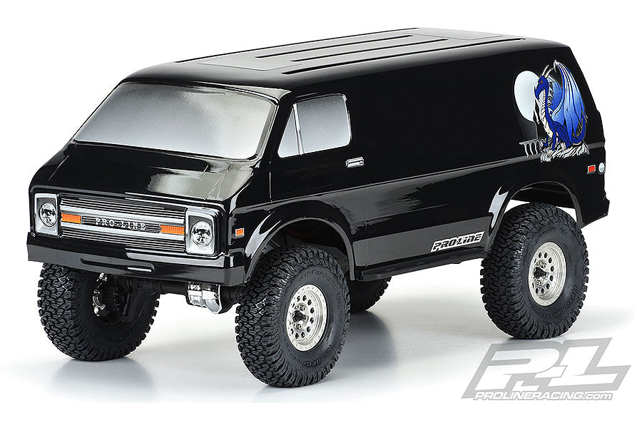 Proline '70S Rock Van Tough Colour Black 313Mm Scale Crawl