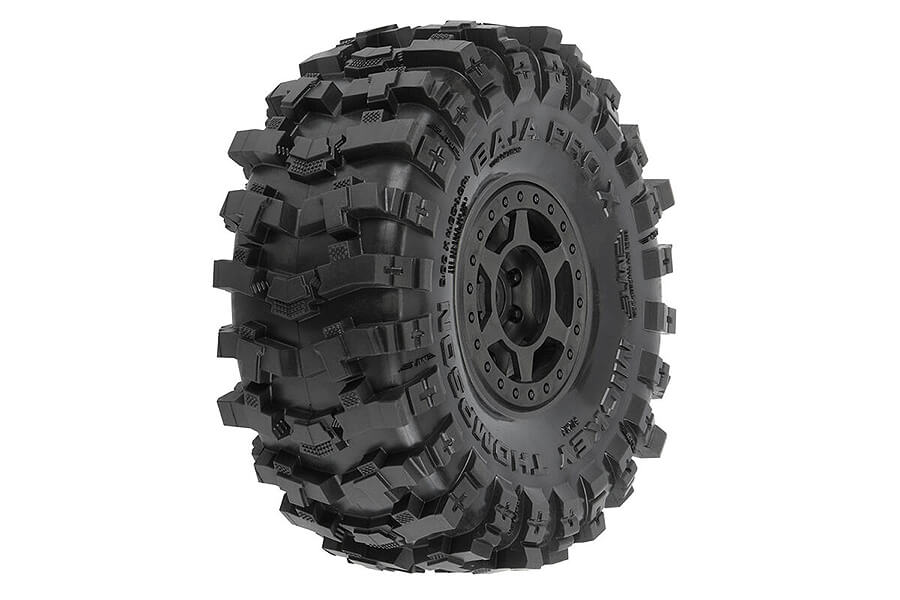 Proline Mickey Thompson Baja Pro X 1.9" G8 On Blk Holcomb Wheels