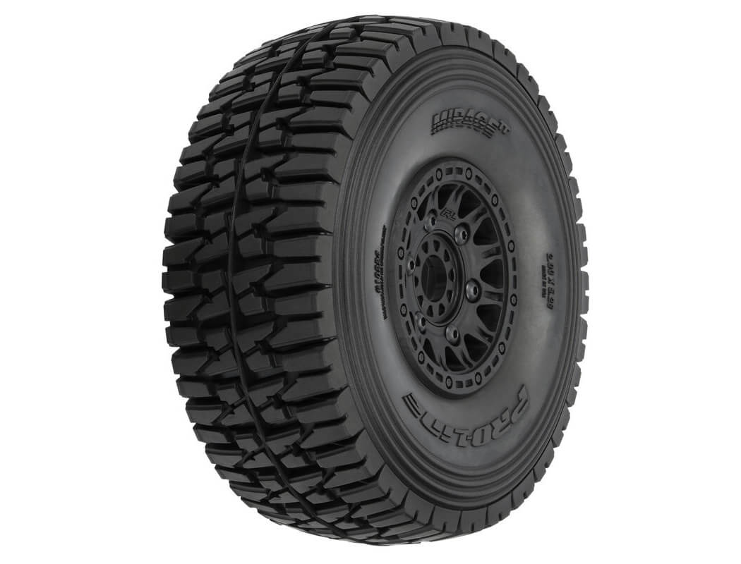 Proline 1/7 Mirage Tt Belted Tyres On 17Mm Blk Raid (Udr)