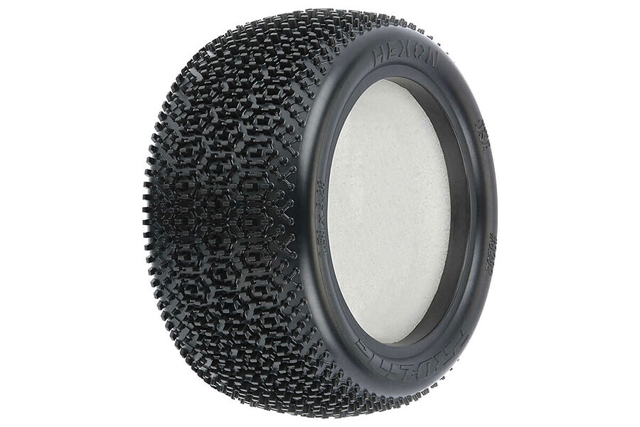 Proline 'Hexon' 2.2" Cr3 (Med. Carpet) Buggy Rear Tyres