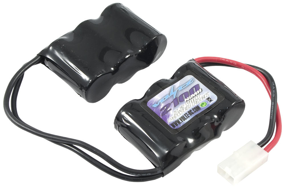 Voltz 2100Mah 7.2V Nimh Saddle Pack Battery W/Tamiya Connector