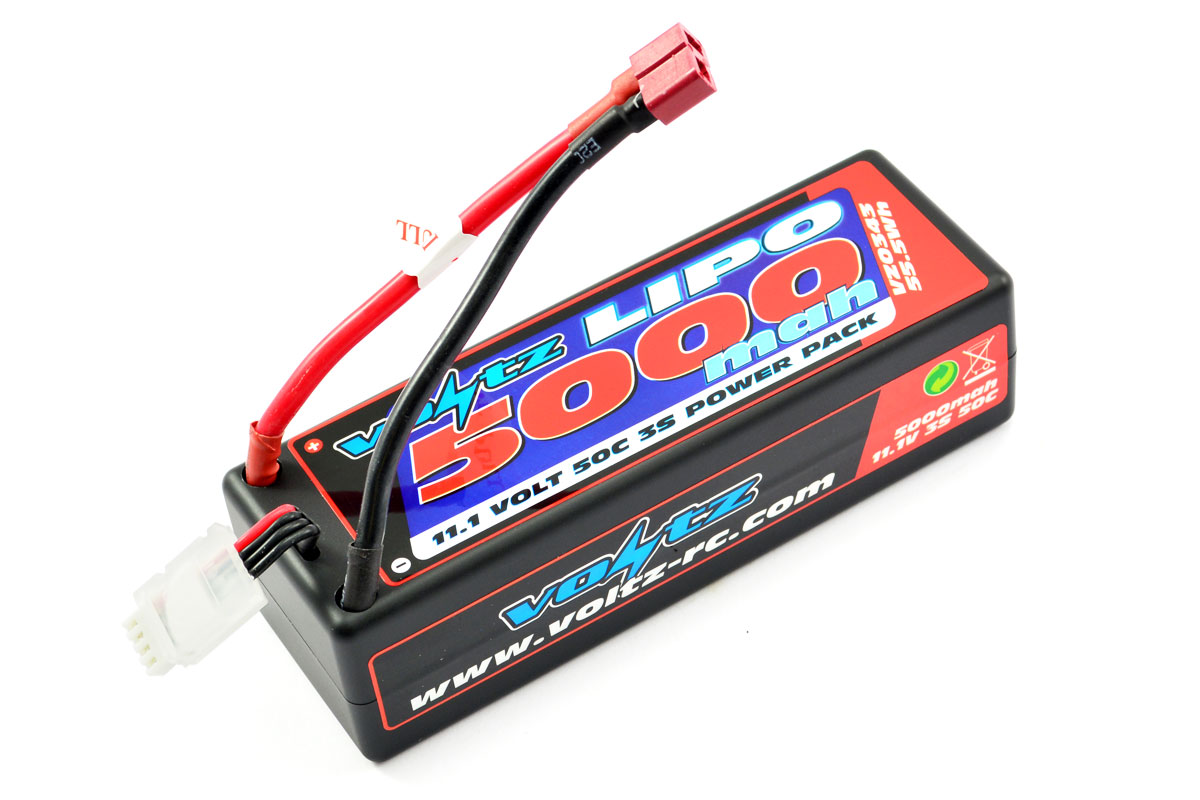 Voltz 5000Mah 3S 11.1V 50C Hardcase Lipo Stick Pack Battery